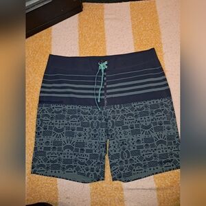 Patagonia brand Mens size 36 hydroflow board shorts
